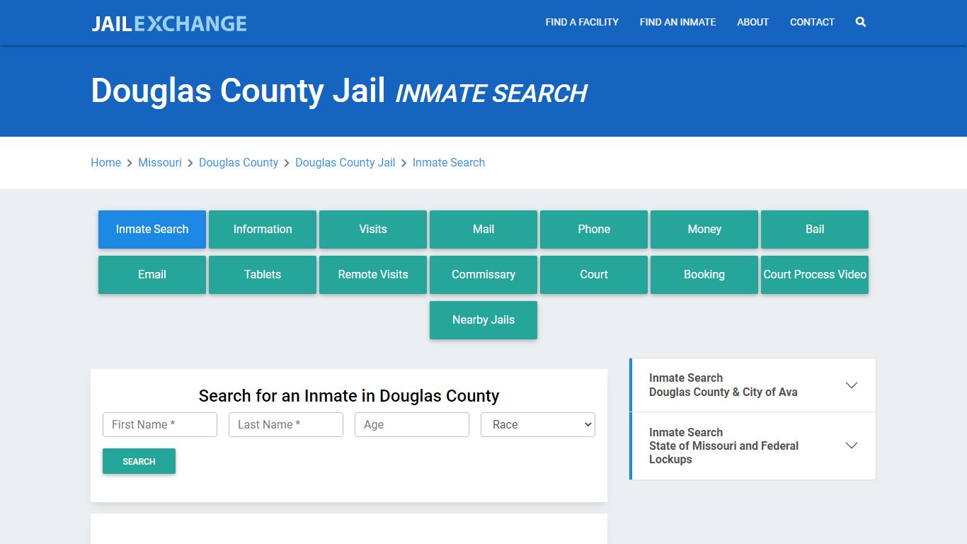 Douglas County Jail, MO Inmate Search: Roster & Mugshots